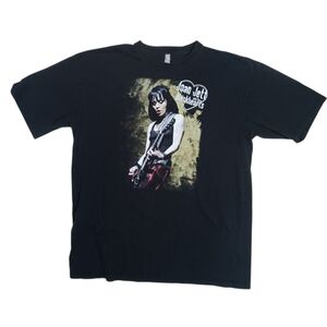 2019 Joan Jett and the Blackhearts Concert Tour Black T-Shirt Band Tee
